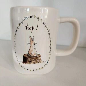 Rae Dunn Hop Easter Mug with Bunny